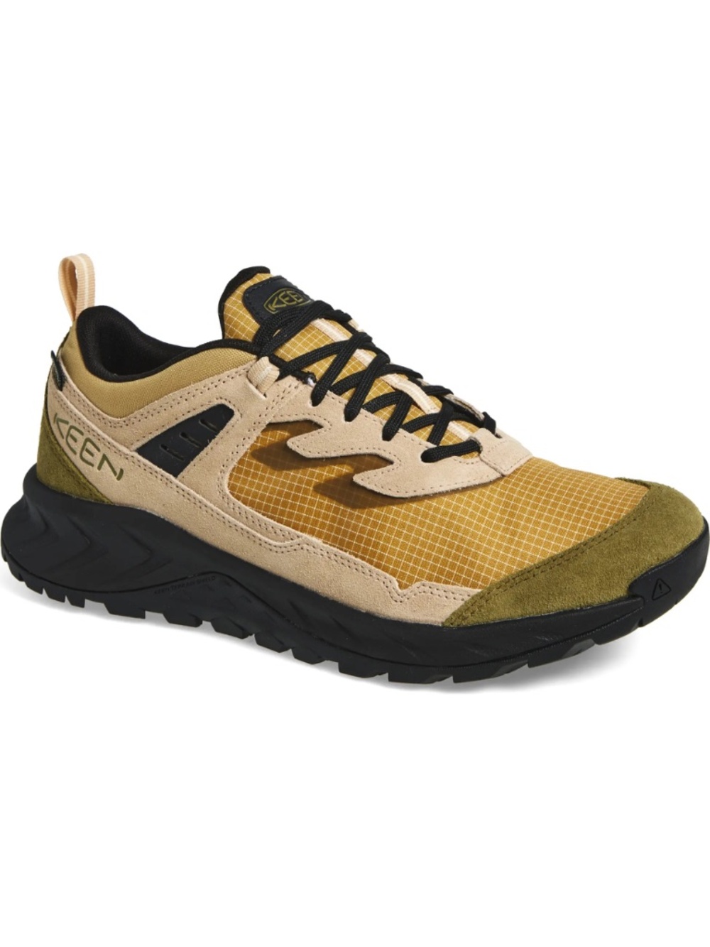 KEEN Hightrail EXP Waterproof Vented Hiking Shoe - Khaki/Safari (Men's 8.5)